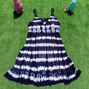 INC International Concepts Blue and White Dress